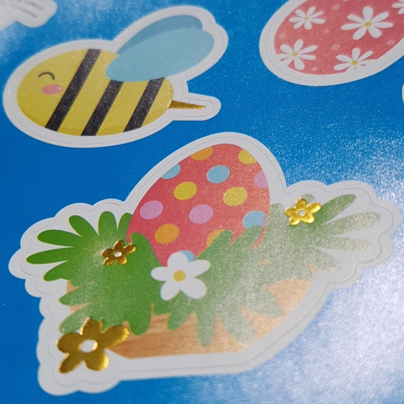 3/15$ 162 pcs Happy Easter Stickers (12 pages) - Picture 14 of 14